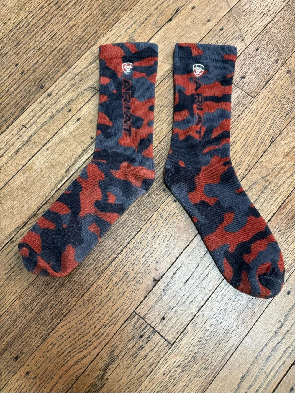 Ariat kid's Camo Crew Socks